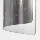 Selene Papiro plafon lampă de cristal Ø15 H30cm, realizate în Italia Viadurini