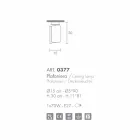 Selene Papiro plafon lampă de cristal Ø15 H30cm, realizate în Italia Viadurini