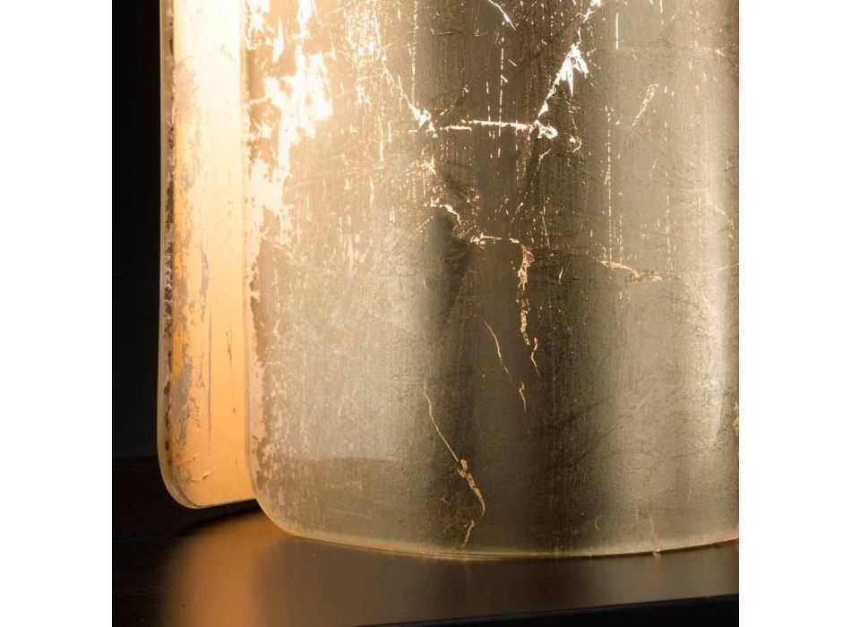 Selene Papiro cristal lampă de masă făcută în Italia 15x14xH25cm Viadurini