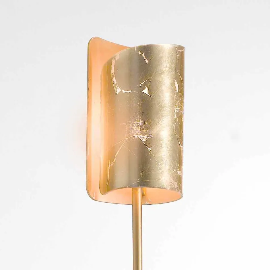 Selene Papiro lampa de podea de designer Crystal Ø15 H 180cm Viadurini