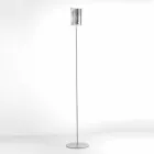 Selene Papiro lampa de podea de designer Crystal Ø15 H 180cm Viadurini