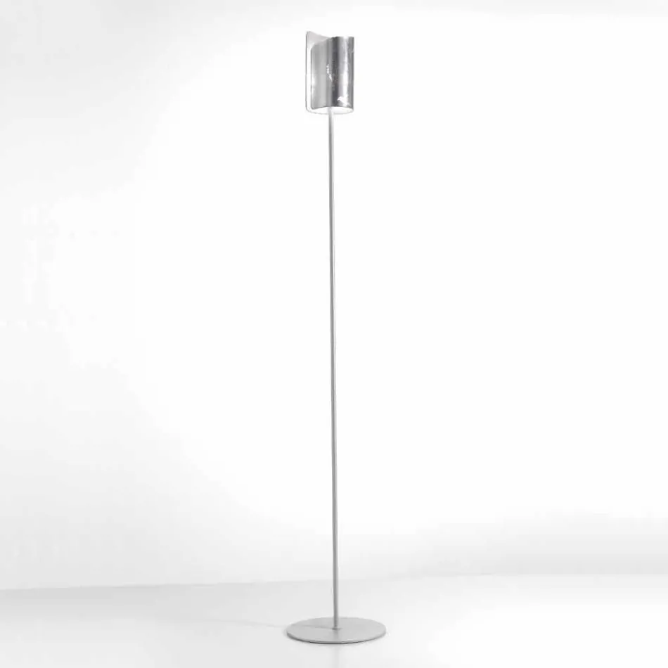 Selene Papiro lampa de podea de designer Crystal Ø15 H 180cm Viadurini