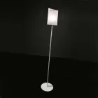 Selene Papiro lampa de podea de designer Crystal Ø15 H 180cm Viadurini