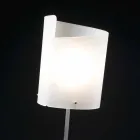 Selene Papiro lampa de podea de designer H185cm cristal Ø26 Viadurini
