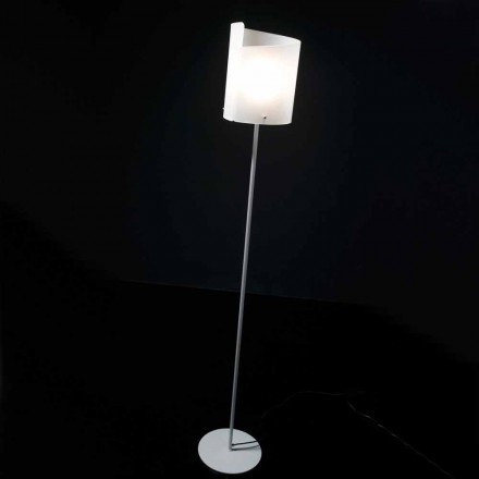 Selene Papiro lampa de podea de designer H185cm cristal Ø26 Viadurini