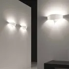 Selene Shield Appliqué oțel vopsit cu design modern Viadurini