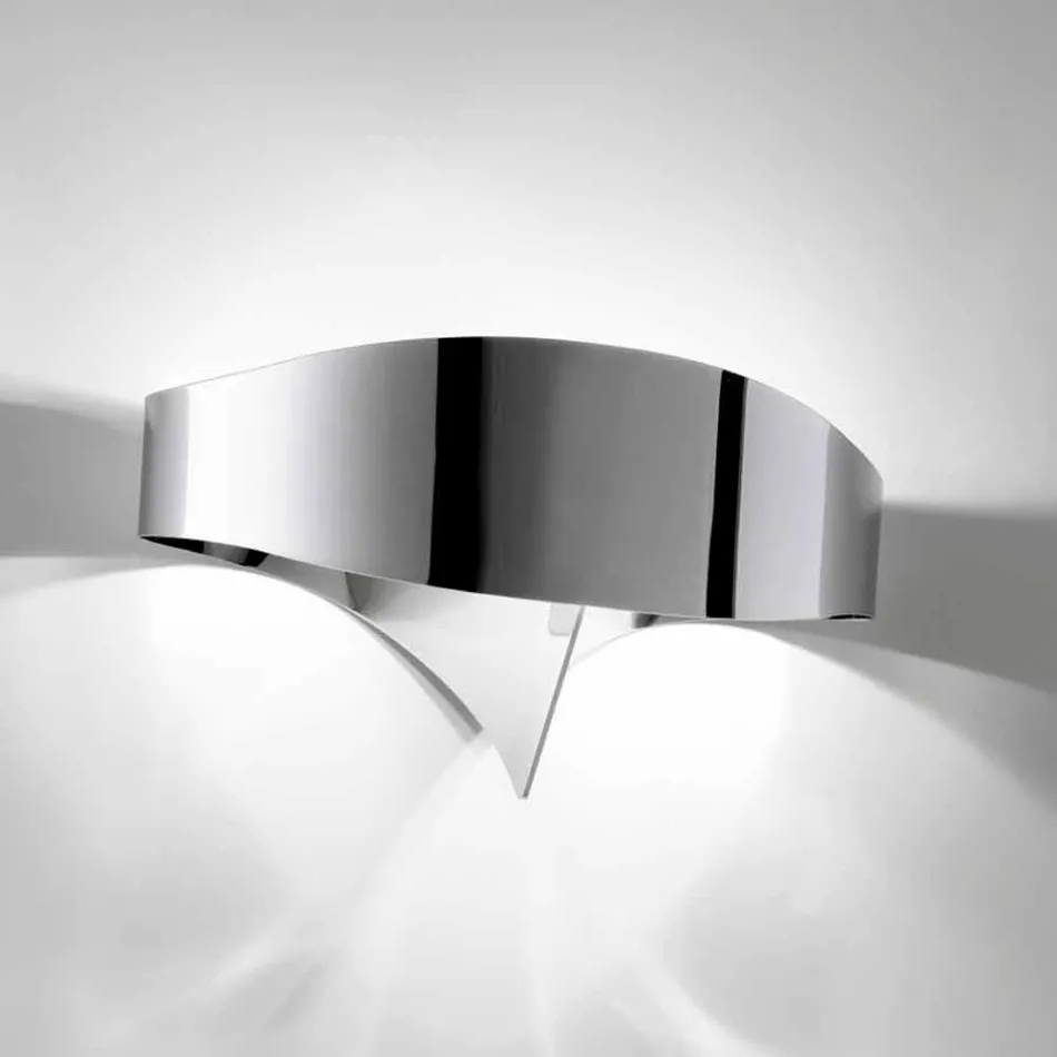 lumina de perete Selene Shield design modern galvanic, realizate în Italia Viadurini
