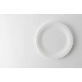 24 Plăci de cină elegante în design de porțelan alb - Doriana