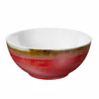 Serviciu 6 castroane de înghețată și 2 castroane în porțelan colorat - Rurolo Viadurini