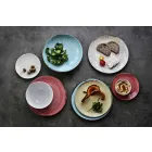 Serviciu 6 castroane de înghețată și 2 castroane în porțelan colorat - Rurolo Viadurini