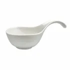 Serviciu aperitiv 12 bucăți moderne de porțelan alb, plăci de design - Nalah Viadurini