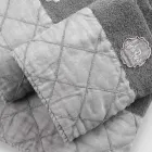 Serviciu de prosoape de față și de oaspeți și prosop din țesătură cu decor de lux - Hassim Viadurini