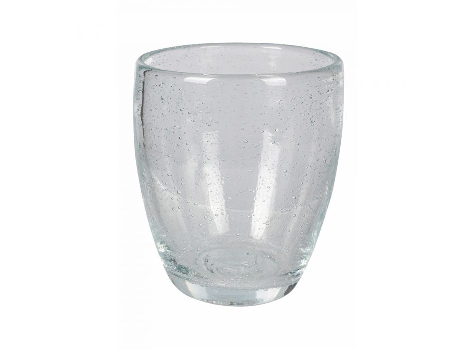 12 bucăți Pahare de apă din sticlă suflată colorate - Guerrero