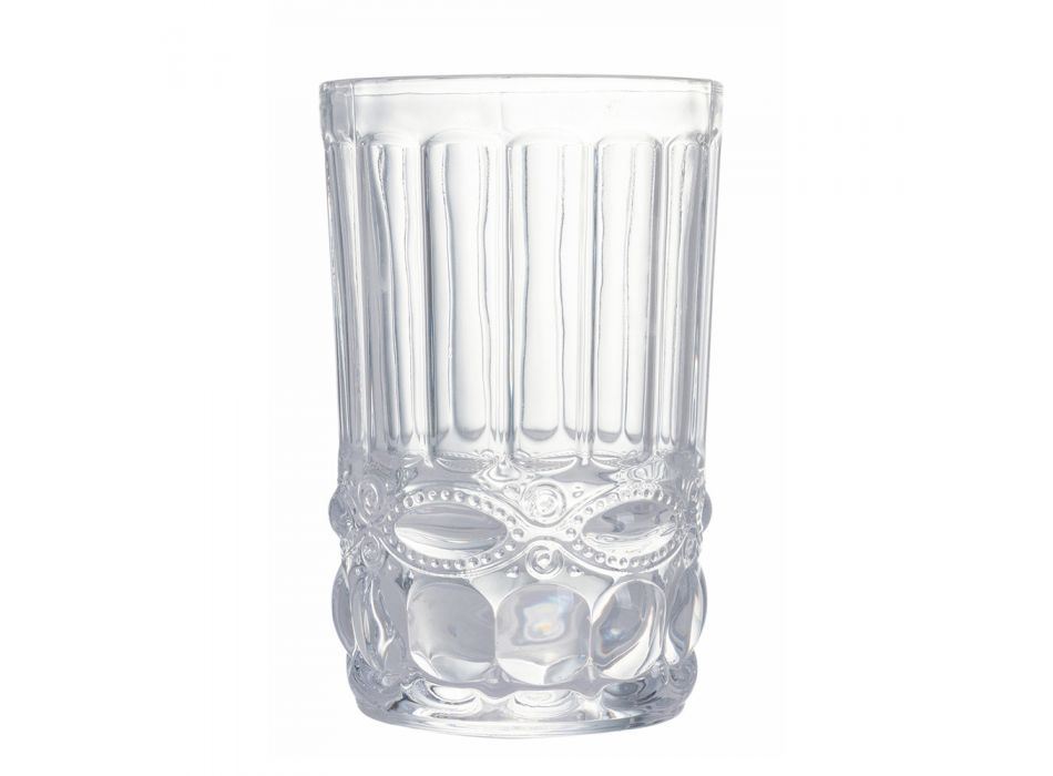 Set de băuturi din sticlă transparentă 3 forme 12 bucăți - Artemisia Viadurini