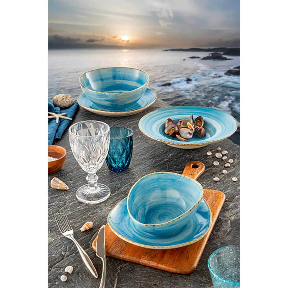 Ochelari de apă colorate Set 6 piese Design modern - Timon Viadurini