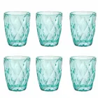 Ochelari de apă colorate Set 6 piese Design modern - Timon Viadurini