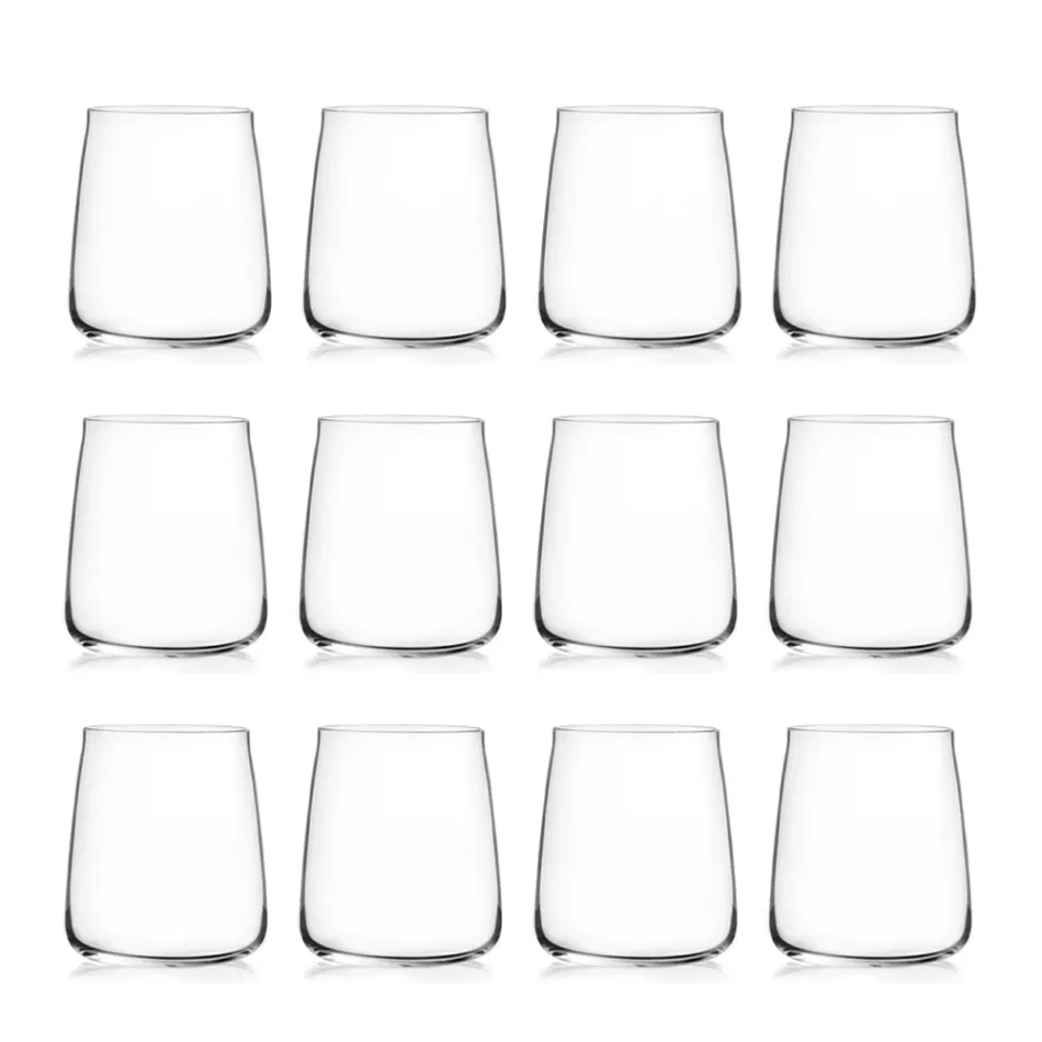 Set pahare pentru pahare de apă Eco Crystal Minimal 12 buc - Primordio Viadurini