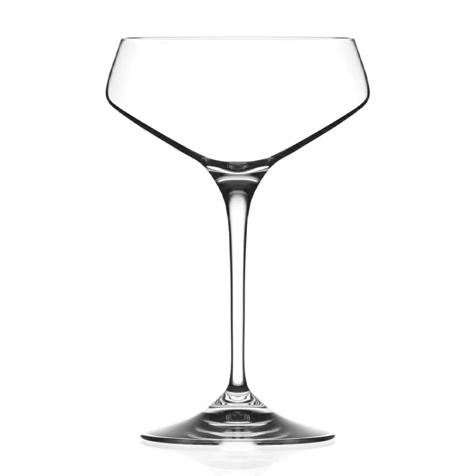 Set de pahare de sampanie din cristal ecologic italian 12 buc. - Etera Viadurini