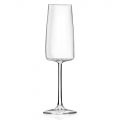 Set de pahare italiene Minimal Eco Crystal Flute 12 buc - Primordio