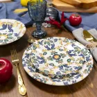 Set de pahare de vin colorate în sticlă și decor în stil oriental 12 bucăți - șurub Viadurini