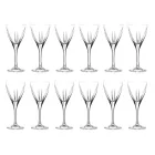 Set de pahare de vin din cristal, colorat sau transparent, 12 buc. - Amalgam Viadurini