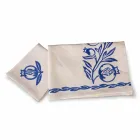 Serviciu de mic dejun italian artizanal Imprimare de mână pe țesături antice - mărci Viadurini