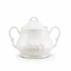 Serviciu complet de mic dejun 22 de bucăți în porțelan alb - Gimignano Viadurini