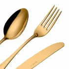 Set complet de tacâmuri din oțel inoxidabil de design de lux, 24 de piese - Boss Viadurini