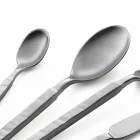 Set complet de tacâmuri din oțel 24 piese Design Made in Italy - Tricky Viadurini