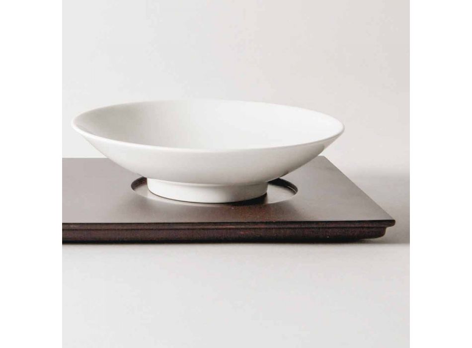 Cupe mici Serviciu cu tavă din lemn Design elegant și modern 9 piese - Flavia Viadurini