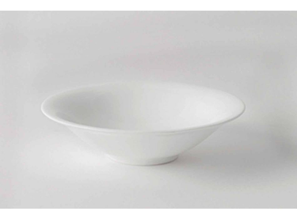 Cupe de fructe albe sau înghețată Serviciu 12 piese de design elegant - Doriana Viadurini