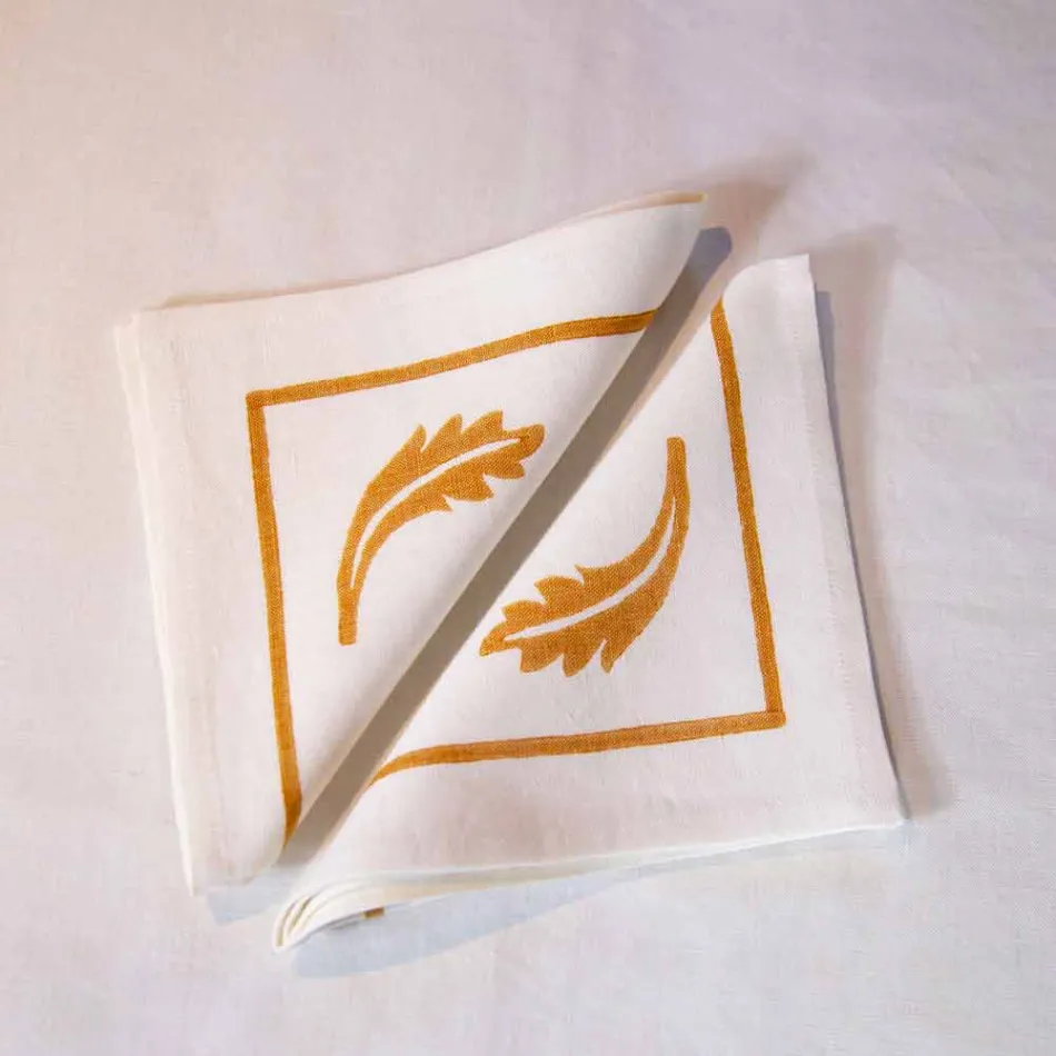 Serviciu de mic dejun pentru lenjerie cu o singură bucată artizanală - mărci Viadurini