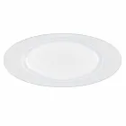 Set de servire modern din porțelan alb, cu design oval, 2 bucăți - Telescop Viadurini