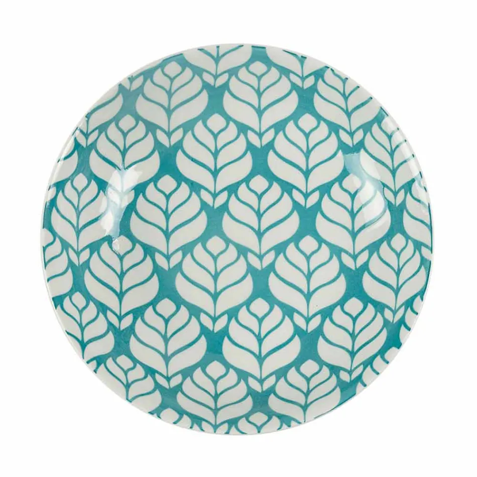 Serviciu complet de masă în porțelan colorat 18 bucăți - Indonezia Viadurini