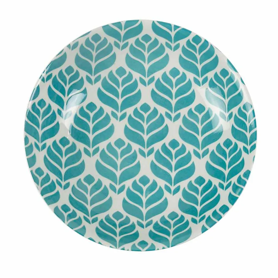 Serviciu complet de masă în porțelan colorat 18 bucăți - Indonezia Viadurini