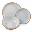 Set de veselă Placi colorate Design 18 piese complete - Osteria Viadurini
