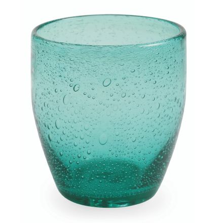 Set de 12 pahare cu apa din sticla suflata colorata - Guerrero Viadurini