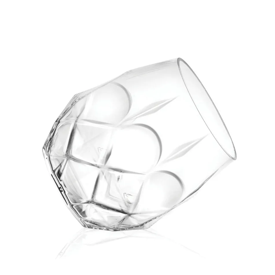 Serviciu de ochelari de cristal ecologice decorate 12 bucăți - Bromeo Viadurini