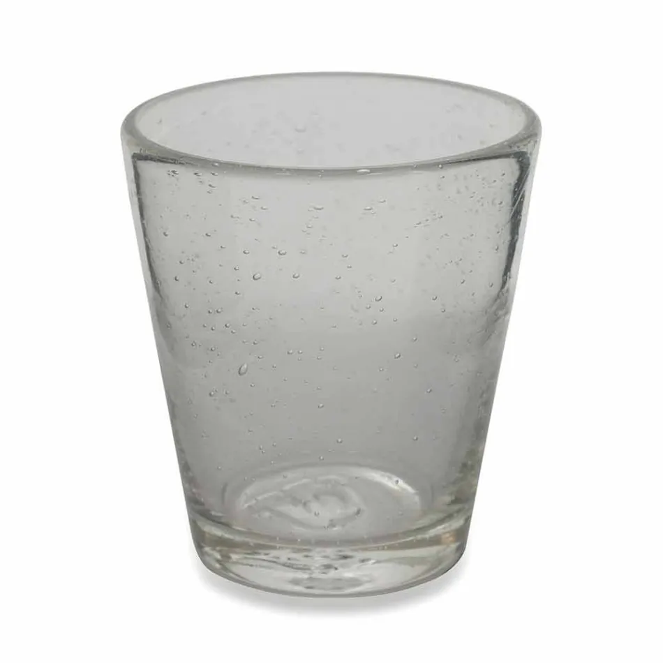 Set de 6 pahare din sticlă suflată colorate de la Abruzzo - Apa Viadurini