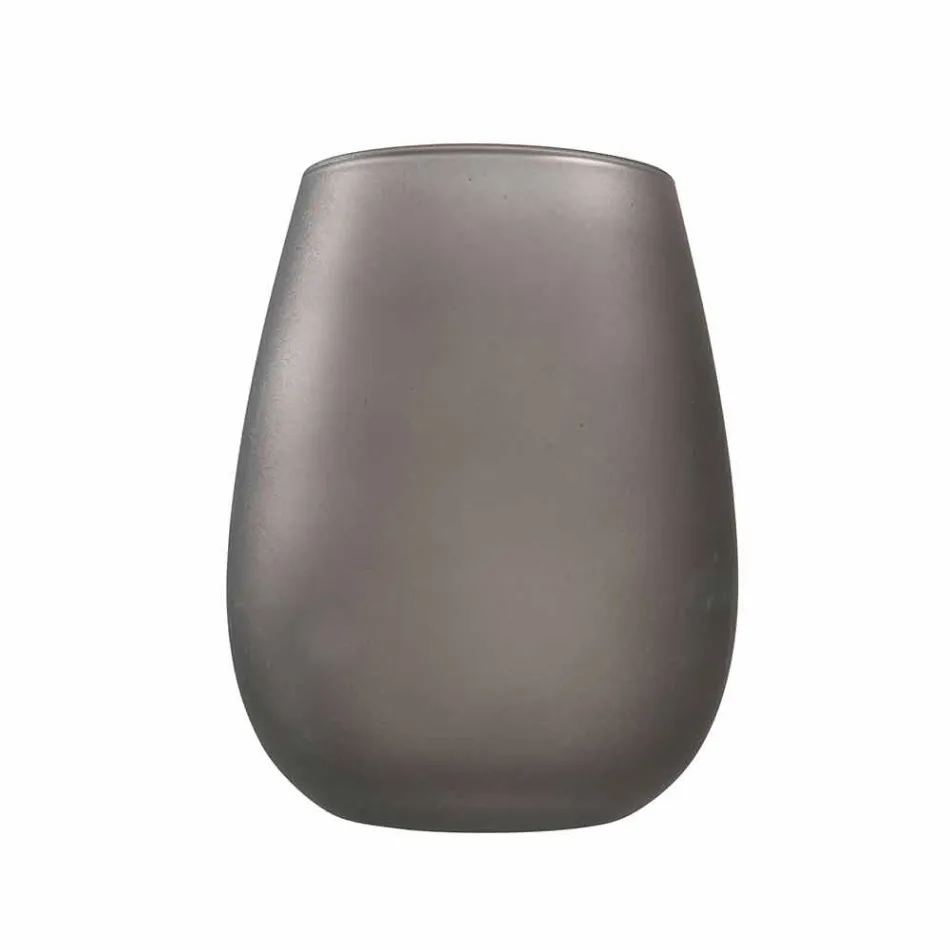 Set pahare moderne de sticlă colorată cu apă, 12 bucăți - jantă Viadurini