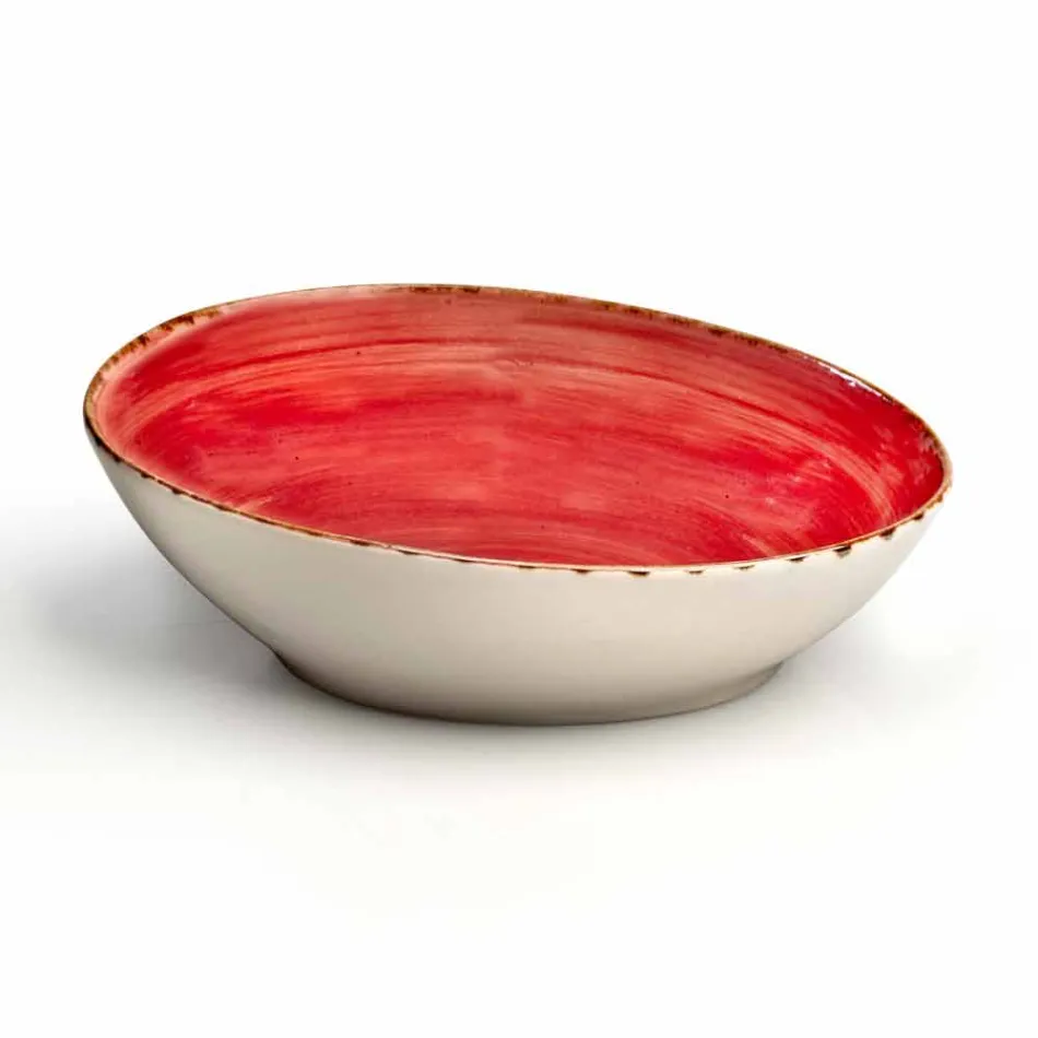 Set de 16 vase de design modern în gresie colorată elegantă - Simba Viadurini