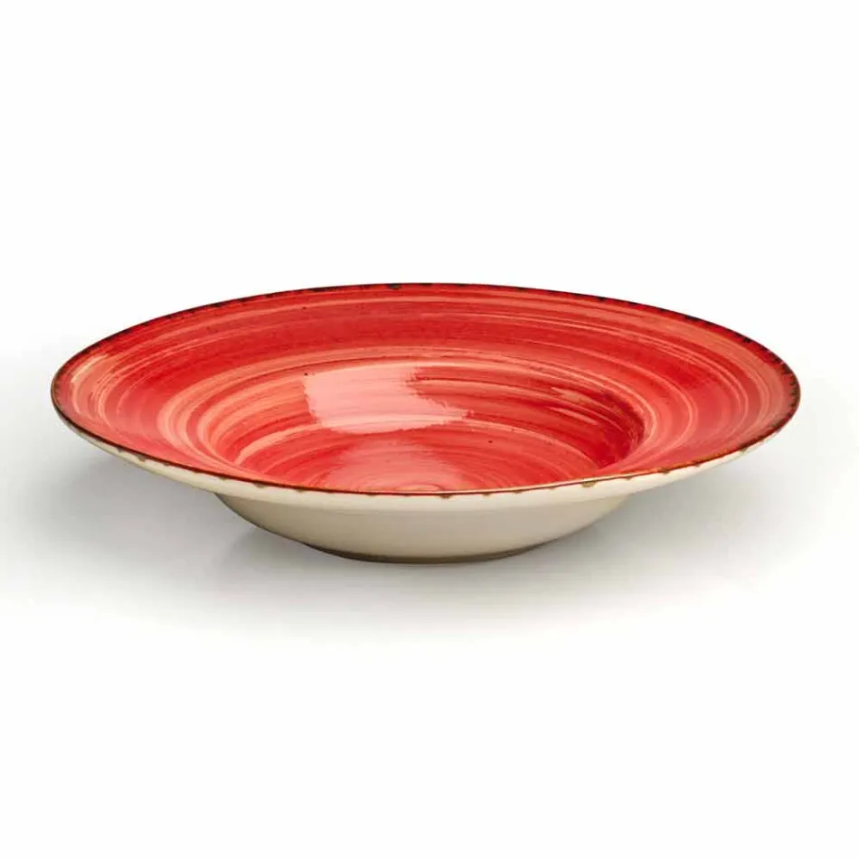 Set de 16 vase de design modern în gresie colorată elegantă - Simba Viadurini