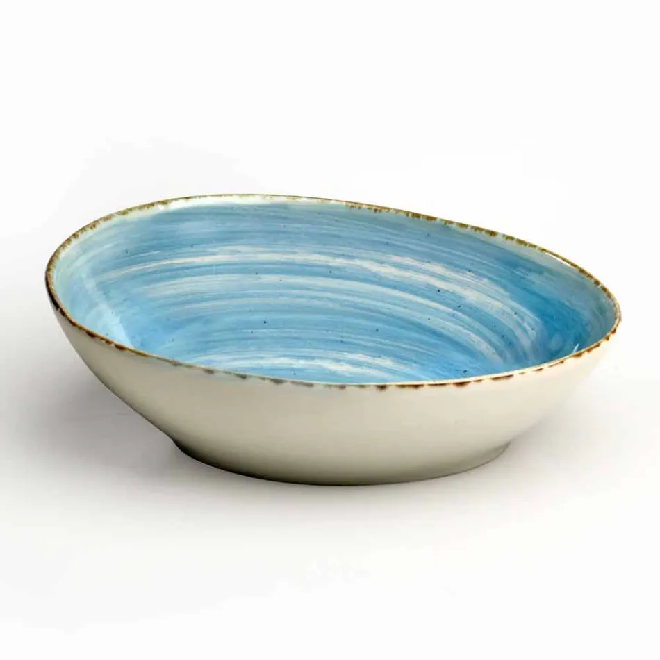 Set de 16 vase de design modern în gresie colorată elegantă - Simba Viadurini