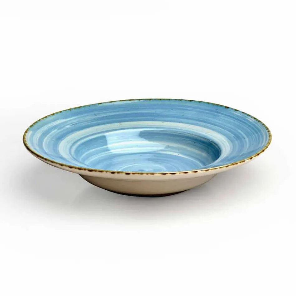 Set de 16 vase de design modern în gresie colorată elegantă - Simba Viadurini