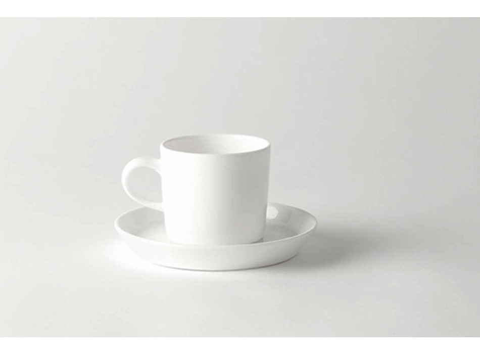 Cafea, ceai și mic dejun Serviciu 30 de bucăți de porțelan alb serviciu - Egle Viadurini