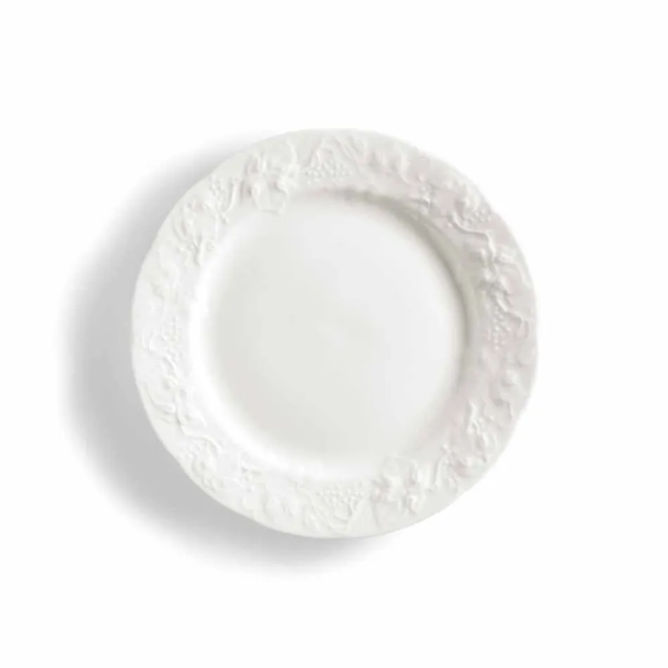 Set de 27 de plăci de design elegante din porțelan alb - Gimignano Viadurini