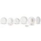 Set de 27 de plăci de design elegante din porțelan alb - Gimignano Viadurini