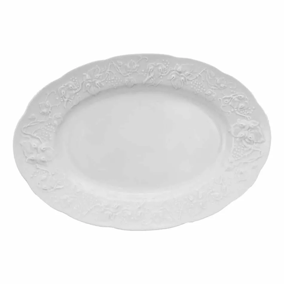 Set de 27 de plăci de design elegante din porțelan alb - Gimignano Viadurini