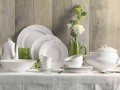Set de 27 de plăci de design elegante din porțelan alb - Gimignano