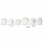 Set de 27 de plăci de design elegante din porțelan alb - Gimignano Viadurini